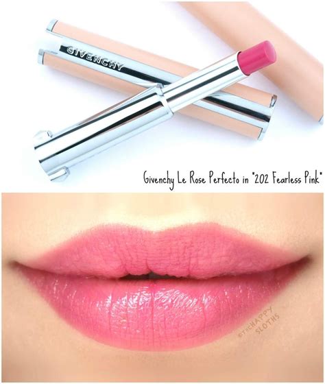 givenchy rose perfecto fearless|Givenchy black pink lip gloss.